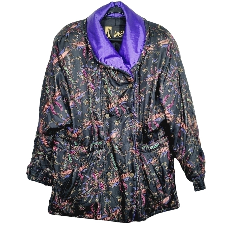 Skea 100% Silk 90s Vintage Ski Jacket